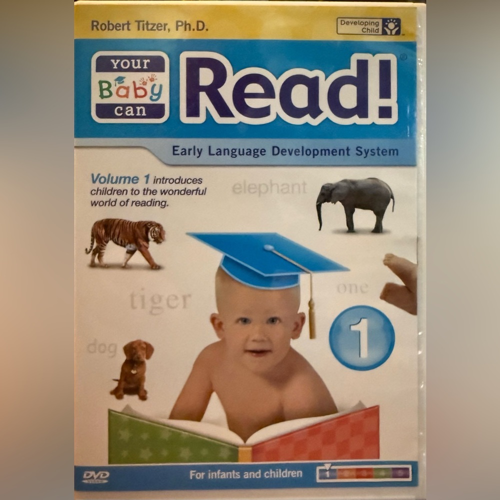 Your Baby Can Read, V 1,2,4,rev -Robert Titzer Ph.D., DVD, PreOwned, Full Screen